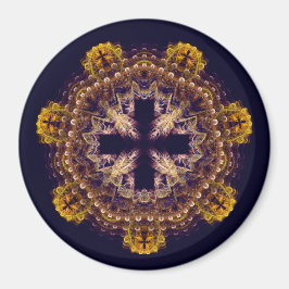 Imán Mandala transversal fractal