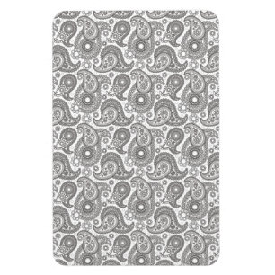 Imán Mandarina Paisley negra