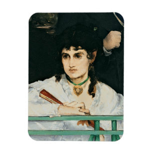 Imán Manet el el balcón, detalle, 1868-9