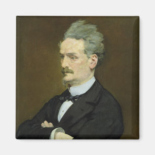 Imán Manet el   el periodista Enrique Rochefort, 1881