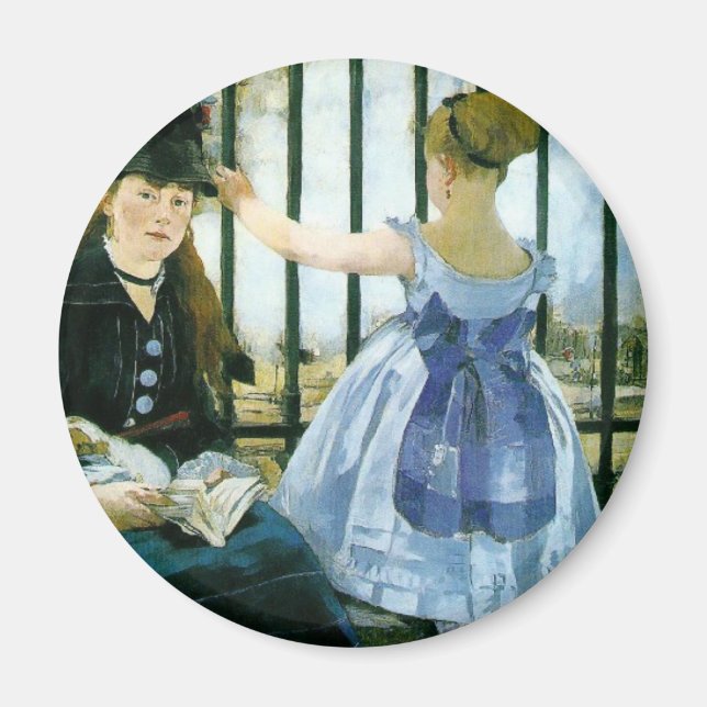 Imán Manet: El ferrocarril (Frente)