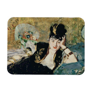 Imán Manet el la señora con las fans