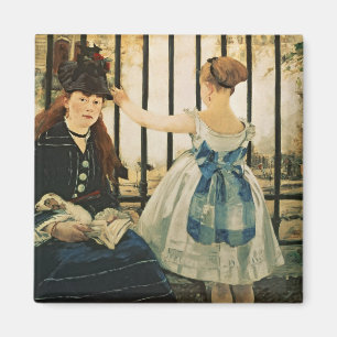 Imán Manet   Estación St. Lazare, 1872-3