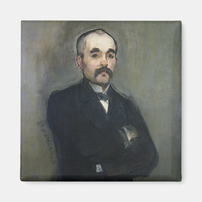 Imán Manet | Retrato de Georges Clemenceau, 1879 (Frente)