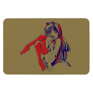 Imán Manga americana Neko Catgirl Kawaii Anime