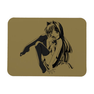 Imán Manga, Neko Gatita Animal Furry Kawaii Loli