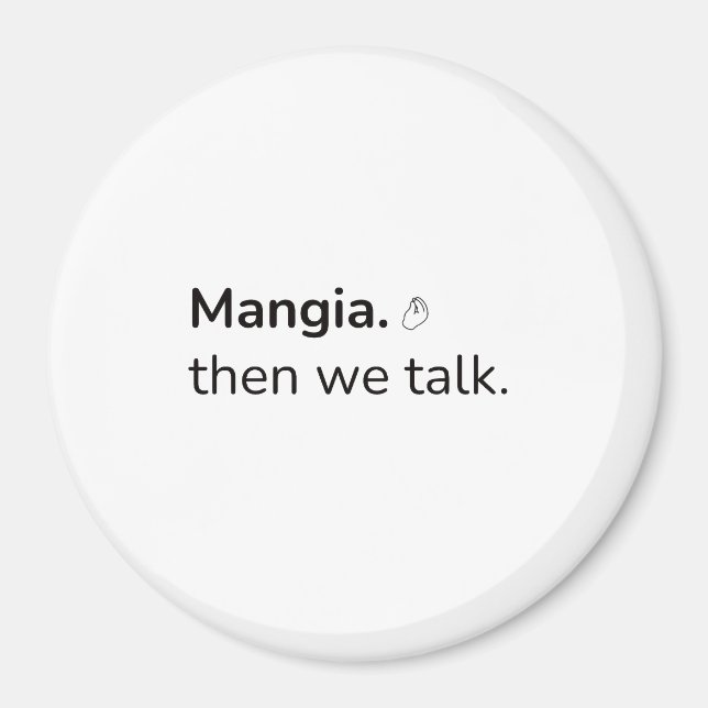 Imán Mangia Magnet (Frente)