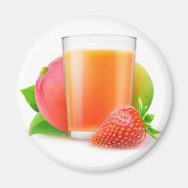 Imán Mango de fresa suave (Frente)