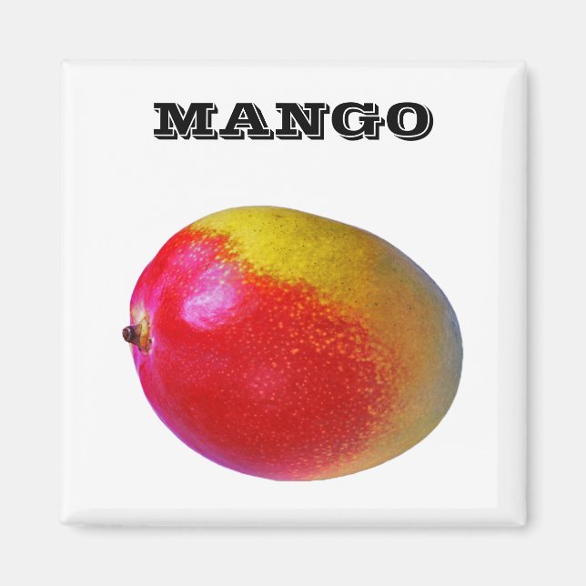 Imán Mango - (Fridge Magnet Square) (Frente)