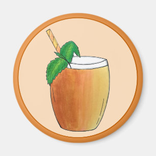 Imán Mango Lassi refresca bebida de fruta de yogur indi
