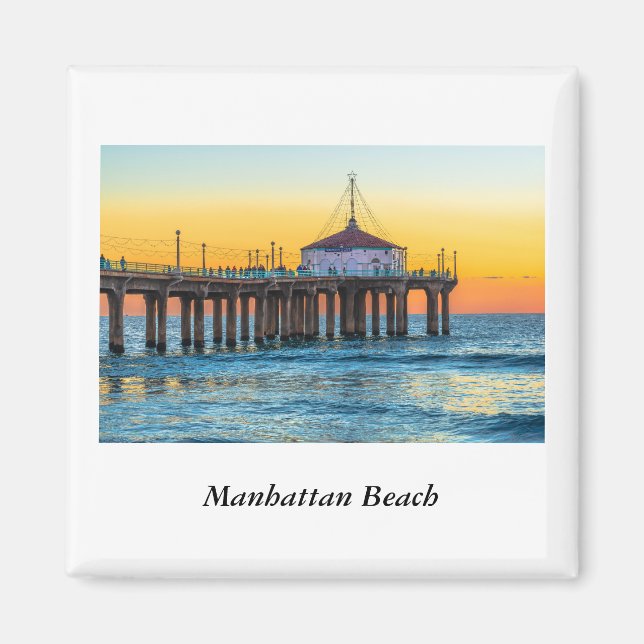 Imán Manhattan Beach Pier Magnet (Frente)