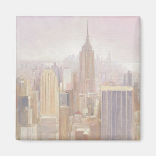Imán Manhattan en la niebla   Nueva York