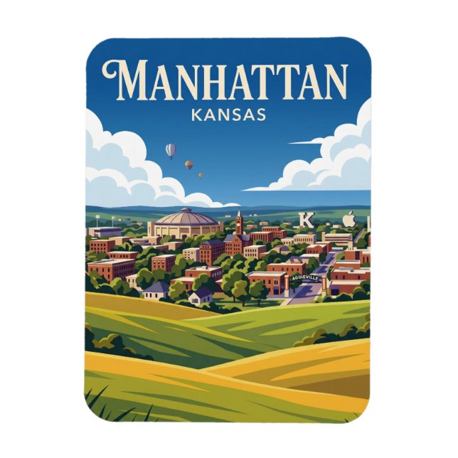 Imán Manhattan Kansas (Vertical)