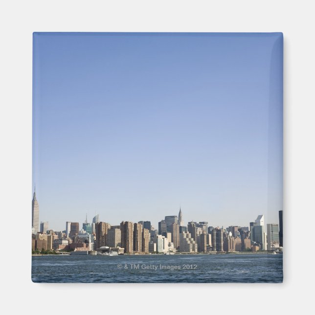 Imán Manhattan Skyline, Nueva York, NY, EE. UU. (Frente)