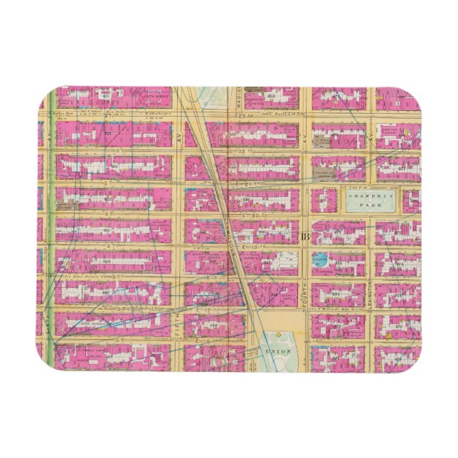 Imán Manhatten, Nueva York 12 (Horizontal)