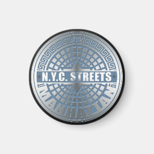 Imán Manhole Covers Manhattan