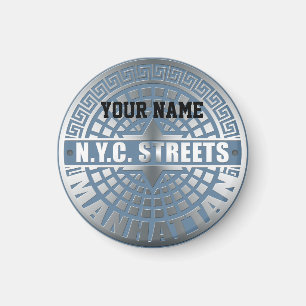 Imán Manhole Covers Manhattan
