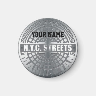 Imán Manhole Covers Manhattan
