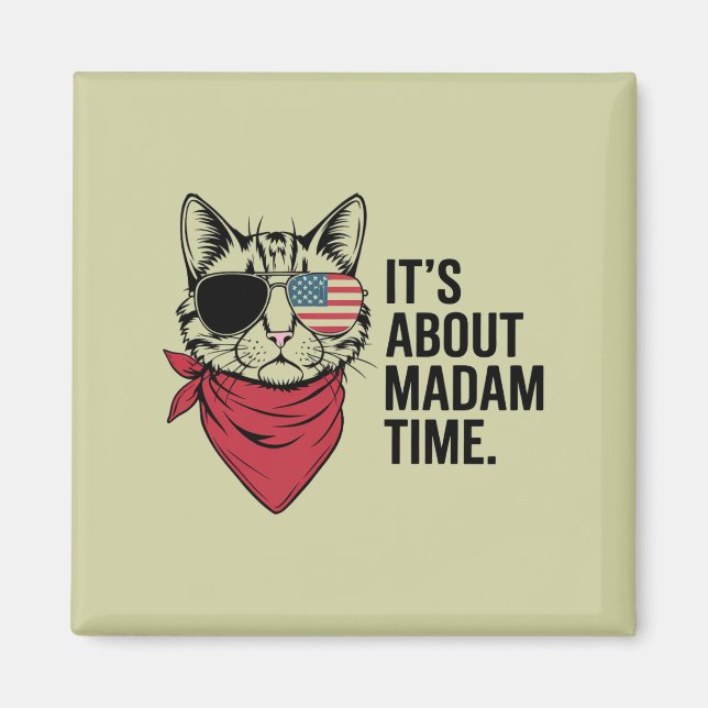 Imán Manifestación de Kamala Harris DNC 2024 (Frente)