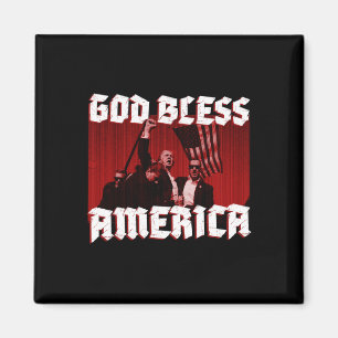 Imán Manifestación Disparando A Dios Bendiga A Estados 