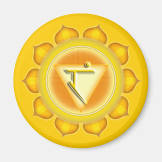 Imán Manipura o plexo solar en la tercera Chakra