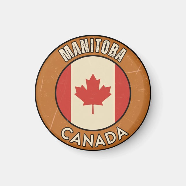 Imán Manitoba Canadá (Frente)