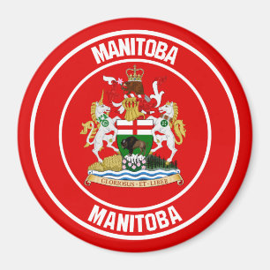 Imán Manitoba Round Emblem