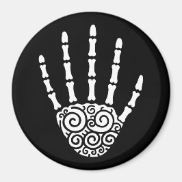 Imán Mano de esqueleto espiral