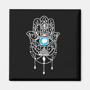 Imán Mano De Hamsa Ojo Malo Namaste Yoga Meditación Min