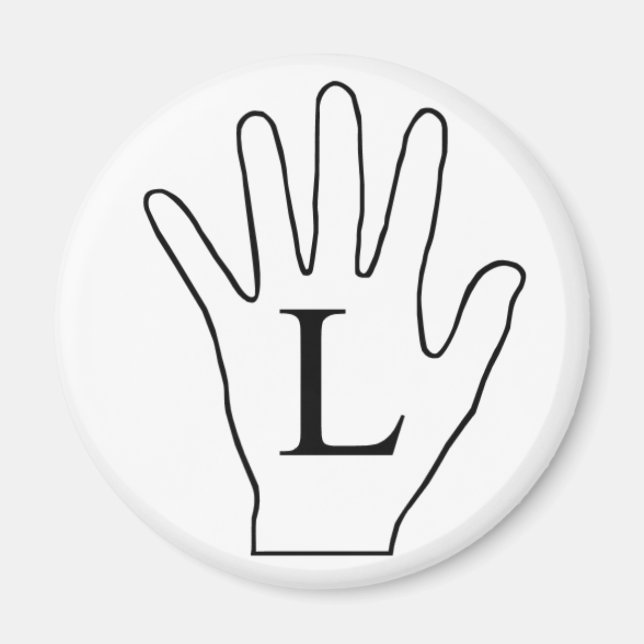 Imán Mano-imán (Izquierda) (Frente)