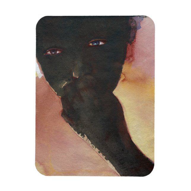 Imán Mano oscura (Vertical)