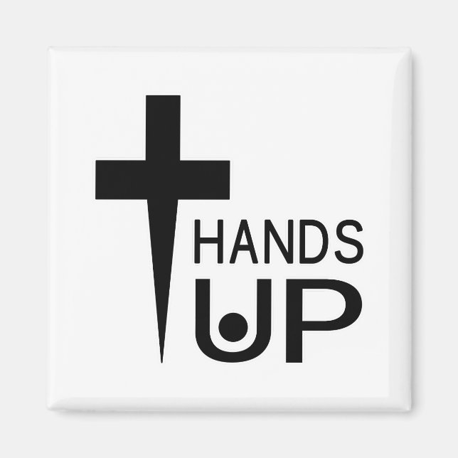 Imán Manos arriba (Frente)