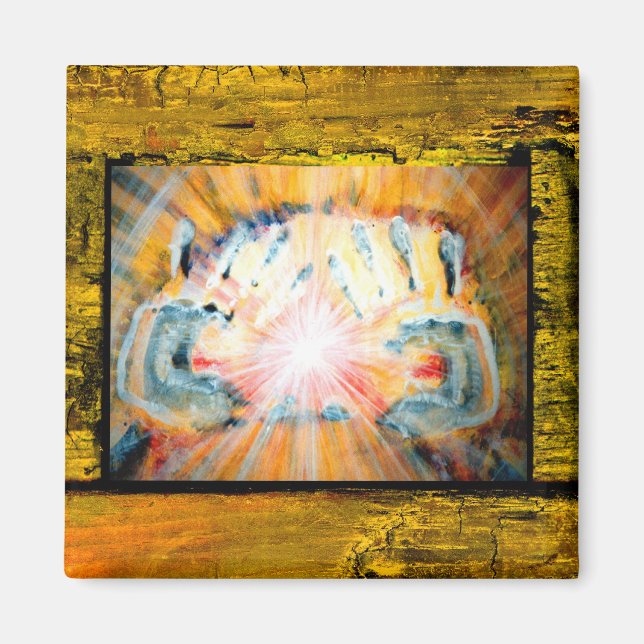 Imán Manos curativas (Frente)