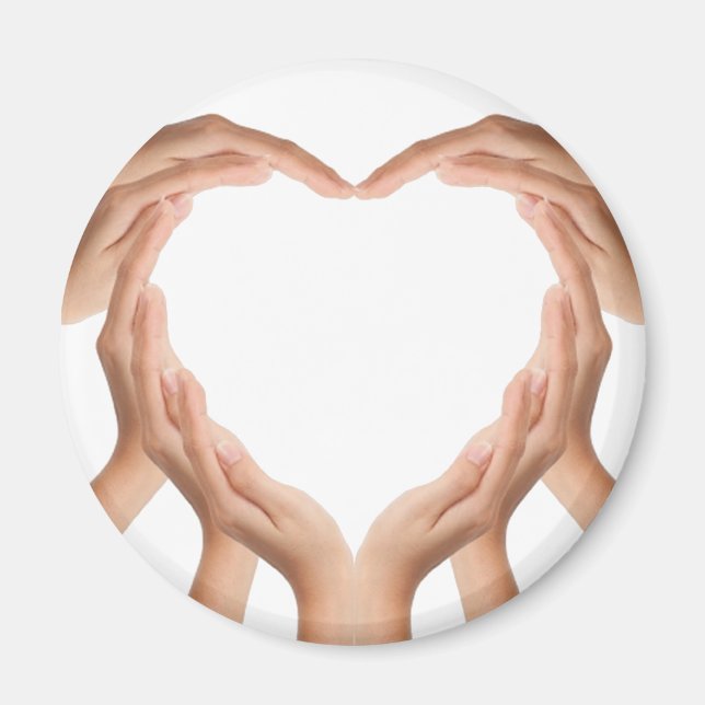 Imán Manos de amor (Frente)