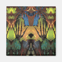 Manos de imanes del otoño