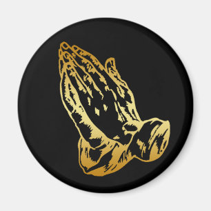 IMÁN MANOS DE ROGACIÓN DEL ORO