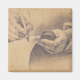 Imán Manos del dibujo, 1798