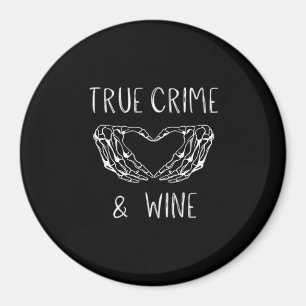 Imán Manos Del Esbozo De Crimen Y Vino