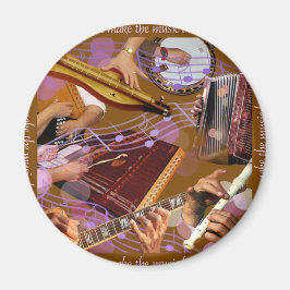 Imán Manos que hacen la música... hacer la felicidad (m