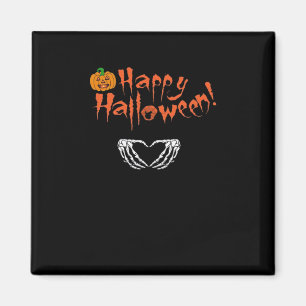 Imán Manos Skeleton espumosas. Feliz Halloween.