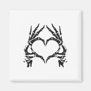 Imán Manos Skeleton Heart - Halloween - Manos Skeleton