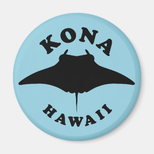 Imán Manta Ray buceando en Kona, Hawaii