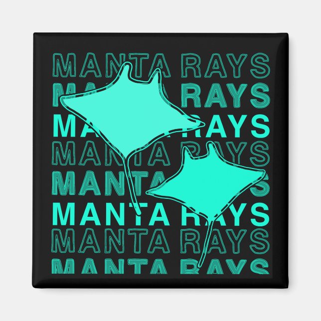 Imán Manta Ray Magnet (Frente)