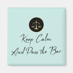 Imán Mantén la calma. Pase el Bar.