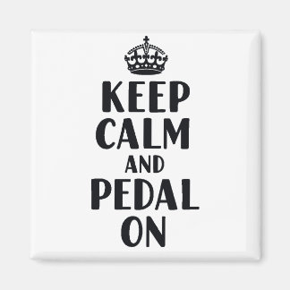 Imán Mantén la Calma y Pedalea