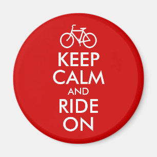 Imán Mantén la calma y sigue pedaleando