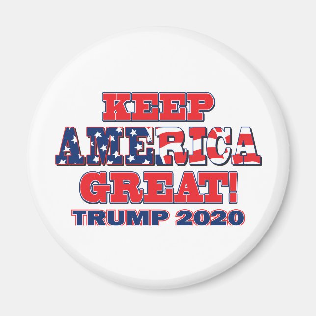Imán Mantener a Estados Unidos como gran Trump 2020 (Frente)