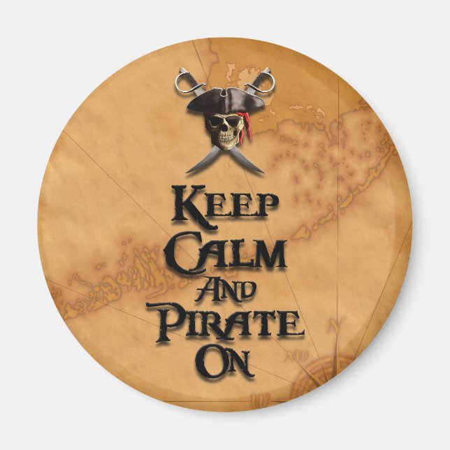 Imán Mantener La Calle Y La Piratería (Frente)