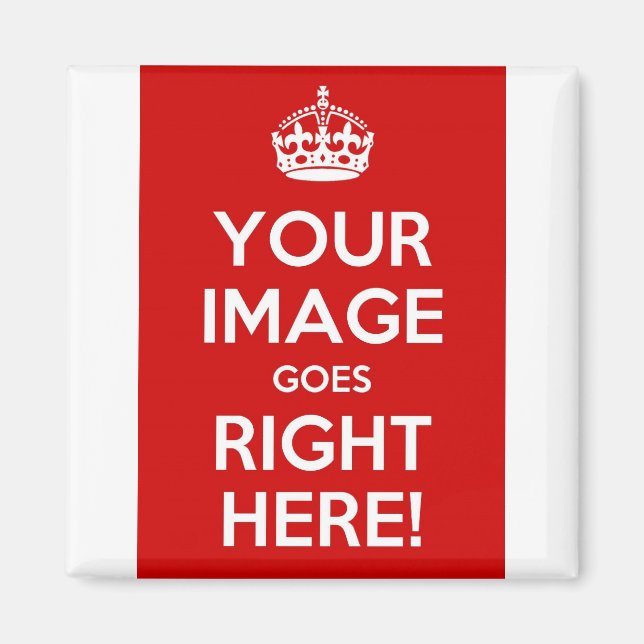 Imán Mantener la calma (Frente)