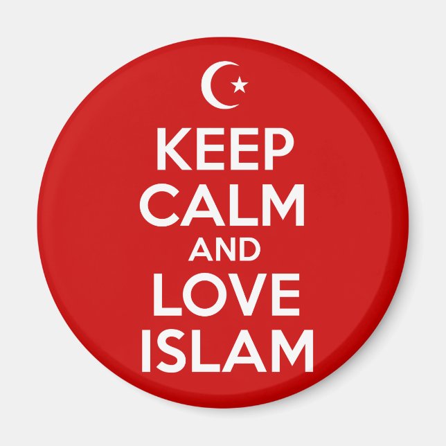 Imán Mantener la calma Amar el Islam (Frente)